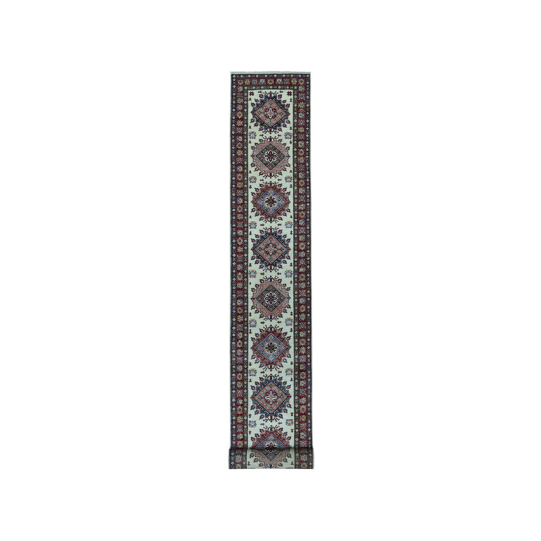 Handmade Kazak Runner Rug > Design# SH50646 > Size: 2'-9" x 19'-0" [ONLINE ONLY]