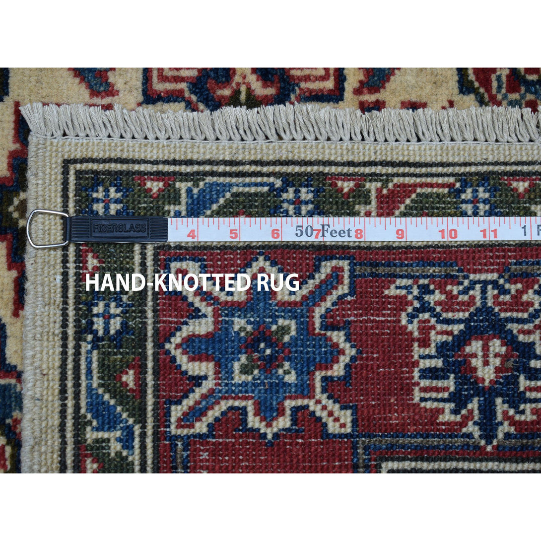 Handmade Kazak Rectangle Rug > Design# SH50648 > Size: 4'-3" x 5'-7" [ONLINE ONLY]