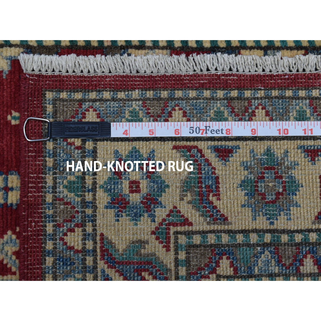 Handmade Kazak Rectangle Rug > Design# SH50651 > Size: 3'-4" x 4'-9" [ONLINE ONLY]
