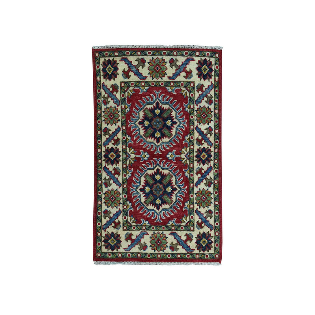 Handmade Kazak Rectangle Rug > Design# SH50804 > Size: 2'-0" x 3'-0" [ONLINE ONLY]