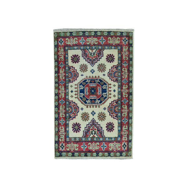 Handmade Kazak Rectangle Rug > Design# SH50850 > Size: 2'-0" x 2'-10" [ONLINE ONLY]