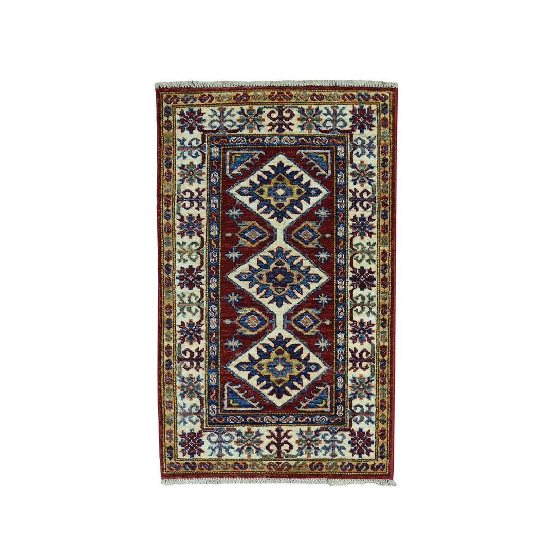 Handmade Kazak Rectangle Rug > Design# SH50912 > Size: 1'-10" x 3'-0" [ONLINE ONLY]