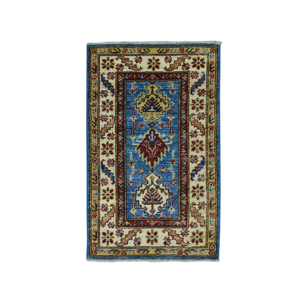 Handmade Kazak Rectangle Rug > Design# SH50915 > Size: 2'-0" x 3'-6" [ONLINE ONLY]
