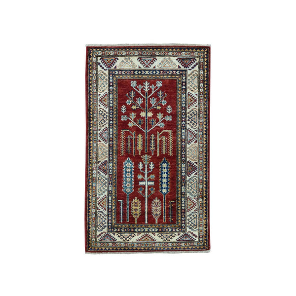 Handmade Kazak Rectangle Rug > Design# SH50965 > Size: 2'-7" x 4'-6" [ONLINE ONLY]