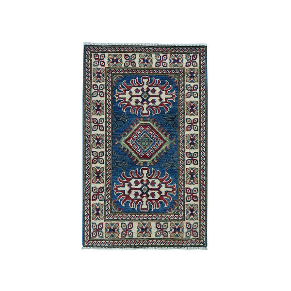 Handmade Kazak Rectangle Rug > Design# SH50974 > Size: 1'-10" x 2'-10" [ONLINE ONLY]
