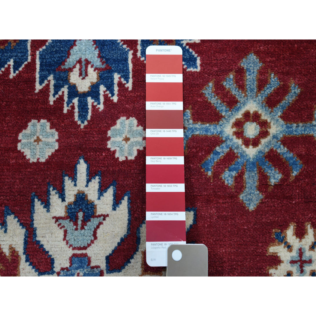 Handmade Kazak Rectangle Rug > Design# SH51134 > Size: 4'-0" x 5'-10" [ONLINE ONLY]