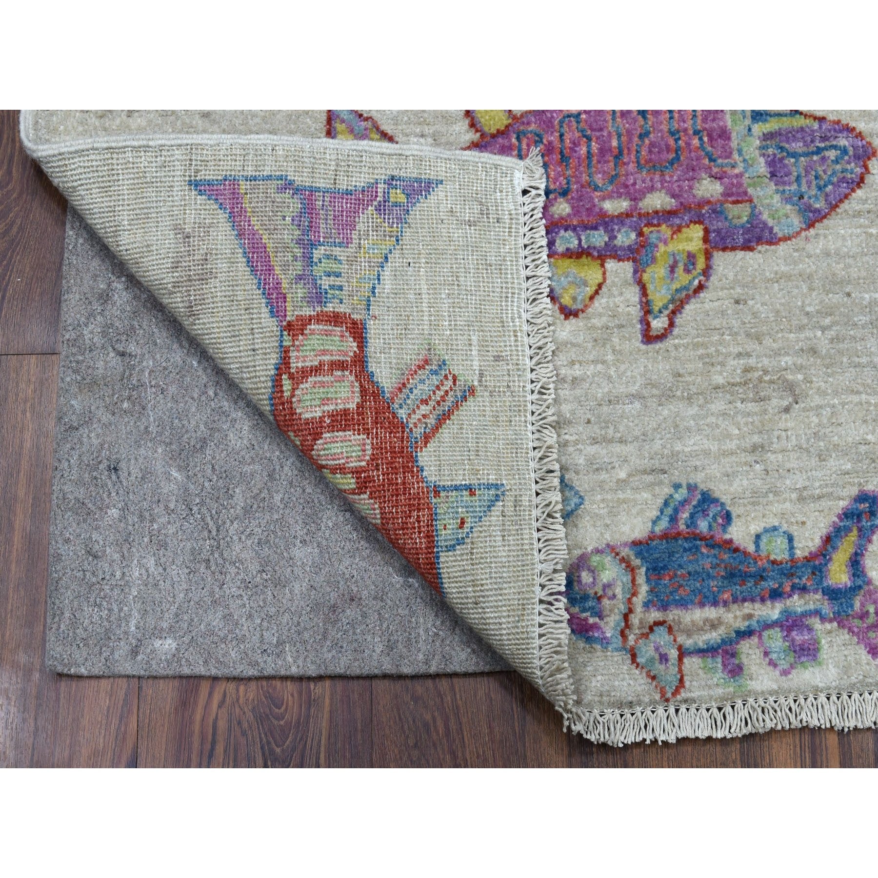 Hand Knotted Modern and Contemporary Area Rug > Design# CCSR54799 > Size: 2'-0" x 3'-0"