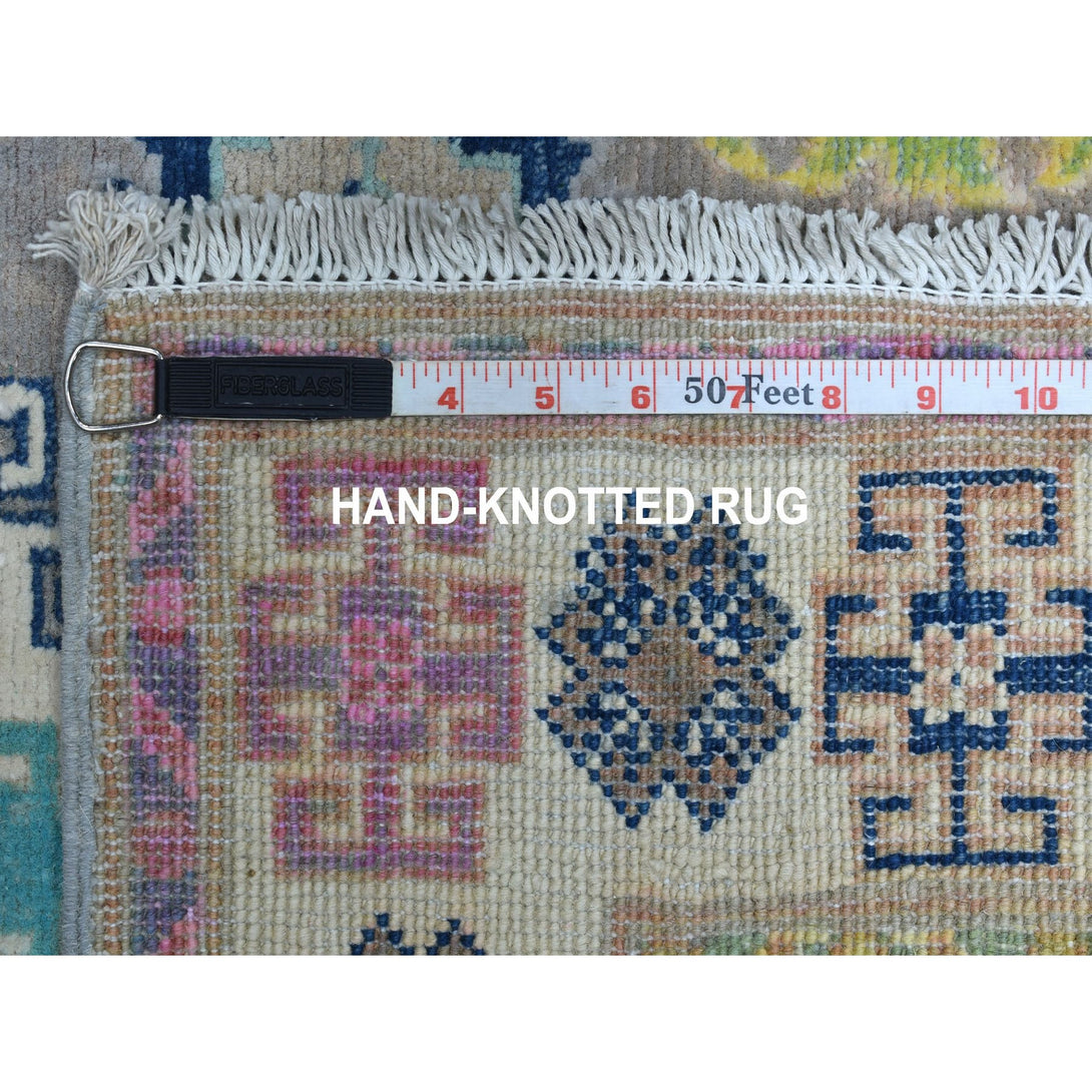Hand Knotted Kazak Runner > Design# CCSR55574 > Size: 2'-7" x 7'-10"