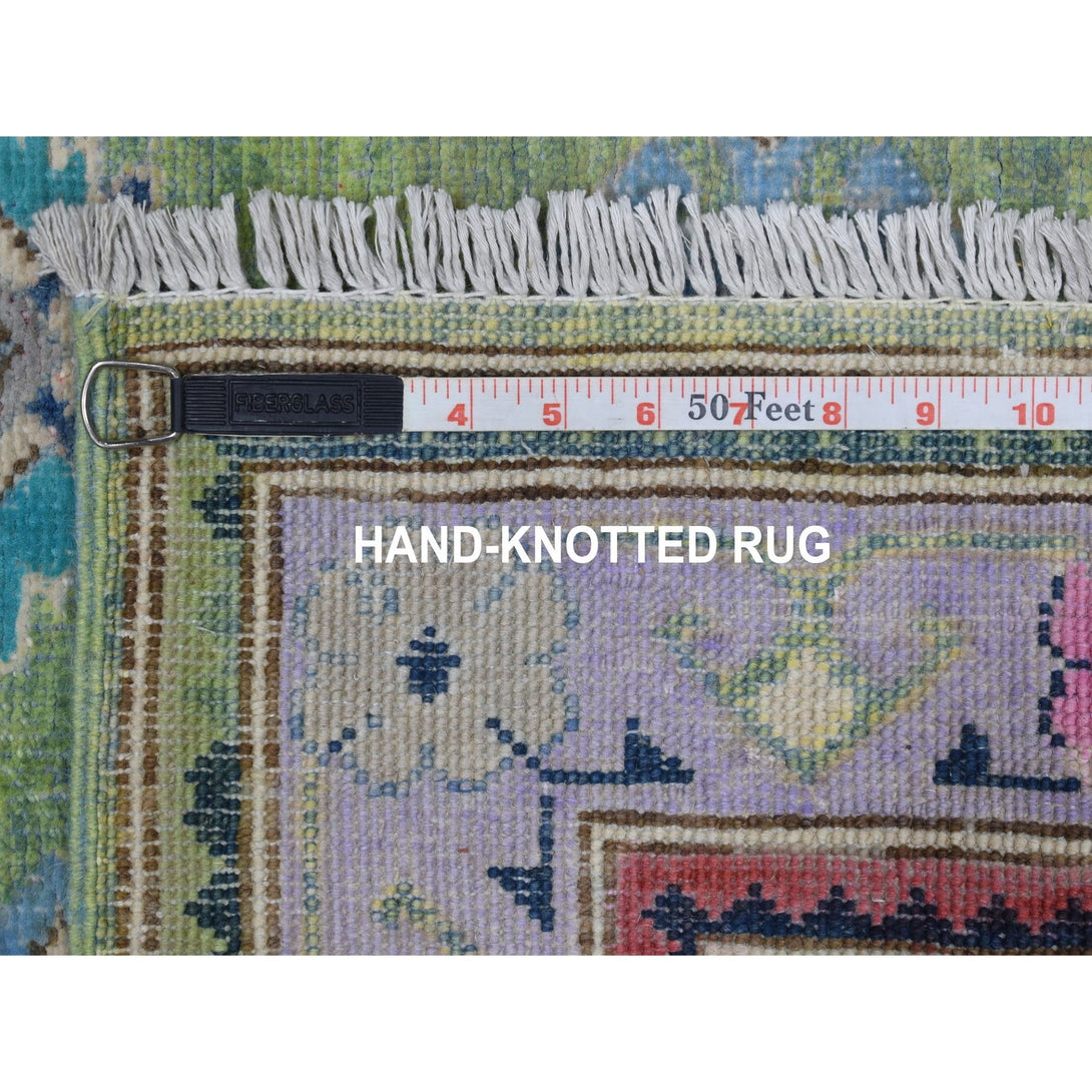 Hand Knotted Kazak Runner > Design# CCSR55579 > Size: 2'-8" x 7'-9"