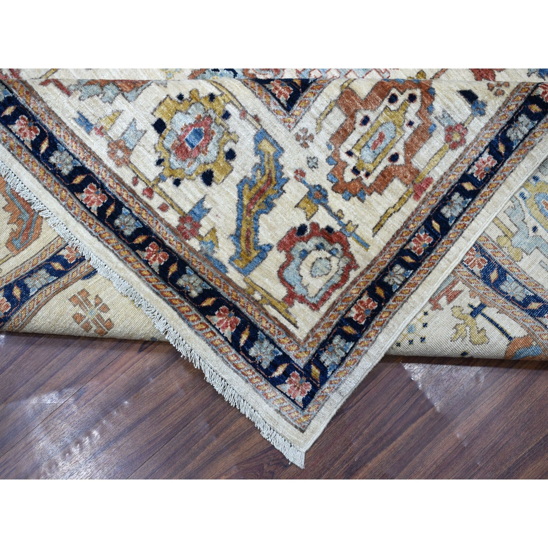 Hand Knotted Tribal Area Rug > Design# CCSR55943 > Size: 9'-0" x 12'-1"