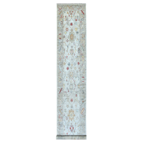 Hand Knotted Traditional Decorative Runner > Design# CCSR56477 > Size: 2'-8" x 16'-1"