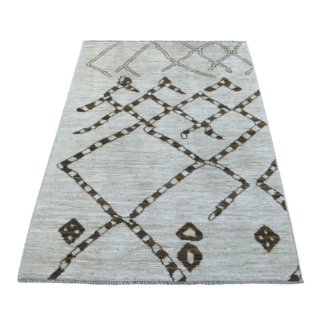 Hand Knotted Tribal Area Rug > Design# CCSR56494 > Size: 4'-0" x 5'-7"