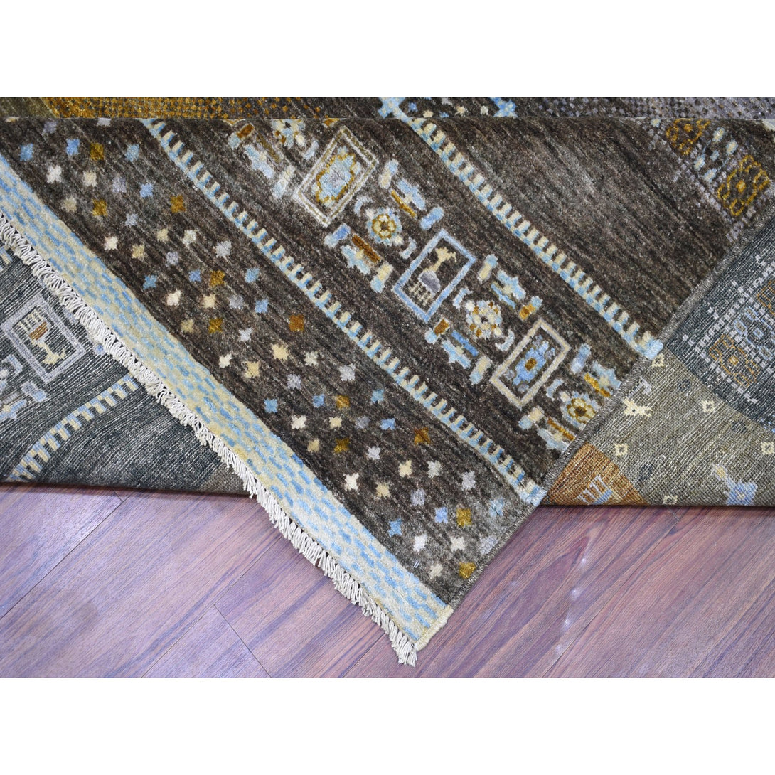 Hand Knotted Tribal Area Rug > Design# CCSR56510 > Size: 12'-0" x 14'-7"