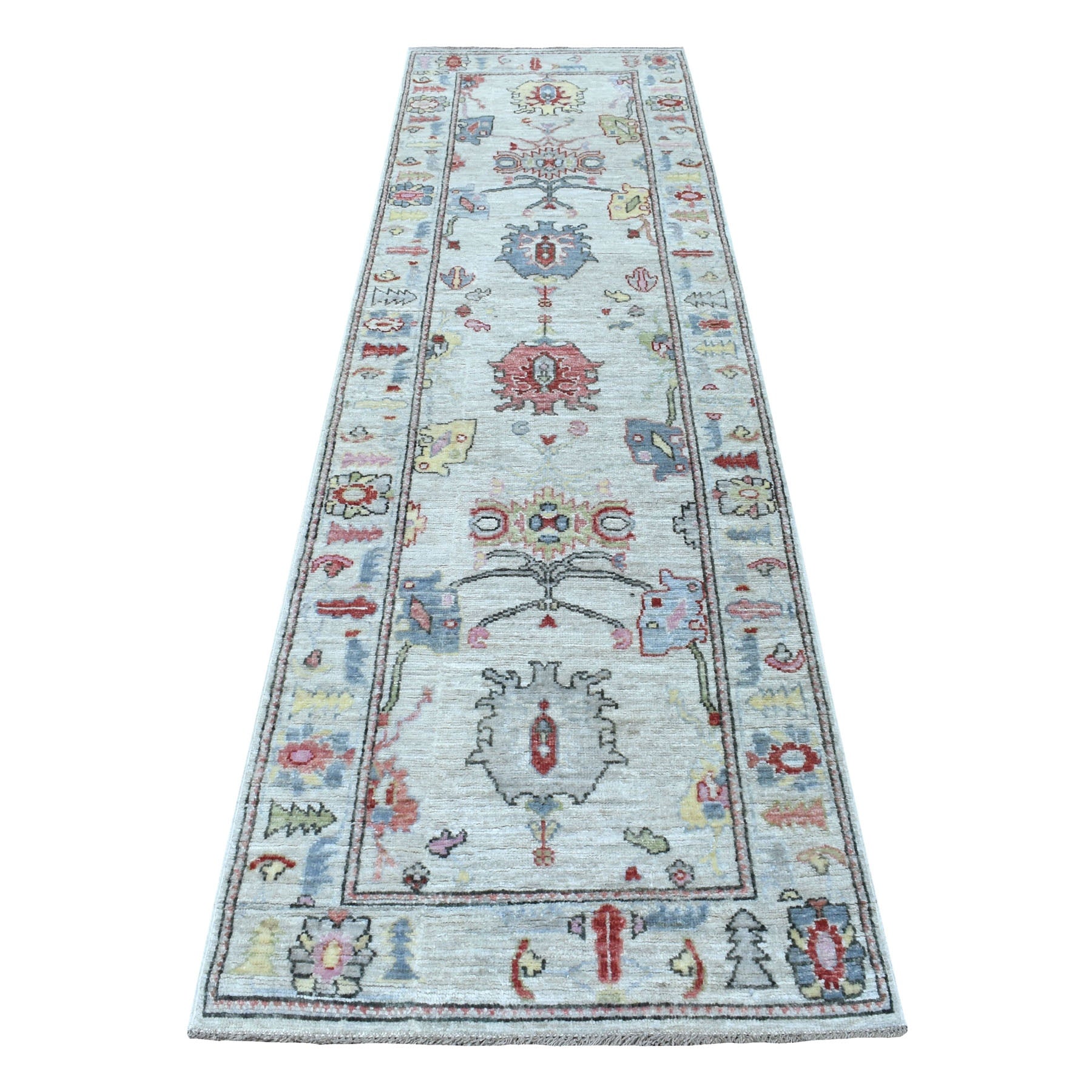 Hand Knotted Traditional Decorative Runner > Design# CCSR56600 > Size: 2'-9" x 9'-8"