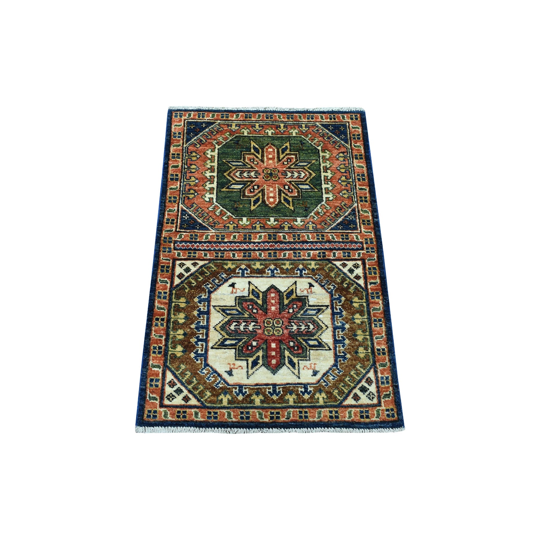 Hand Knotted Tribal Area Rug > Design# CCSR56760 > Size: 2'-0" x 3'-1"
