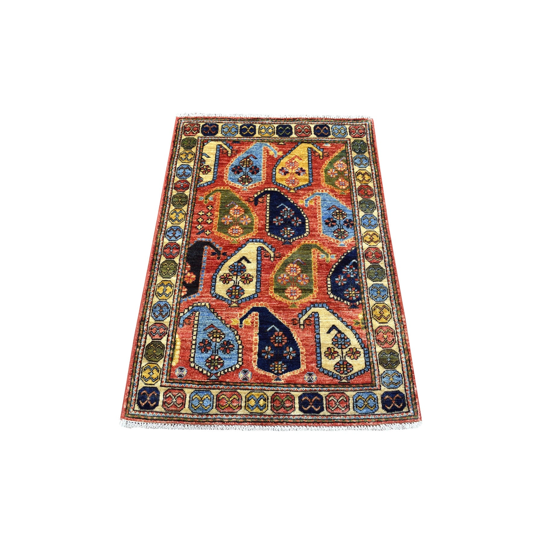 Hand Knotted Tribal Area Rug > Design# CCSR56941 > Size: 2'-7" x 3'-10"