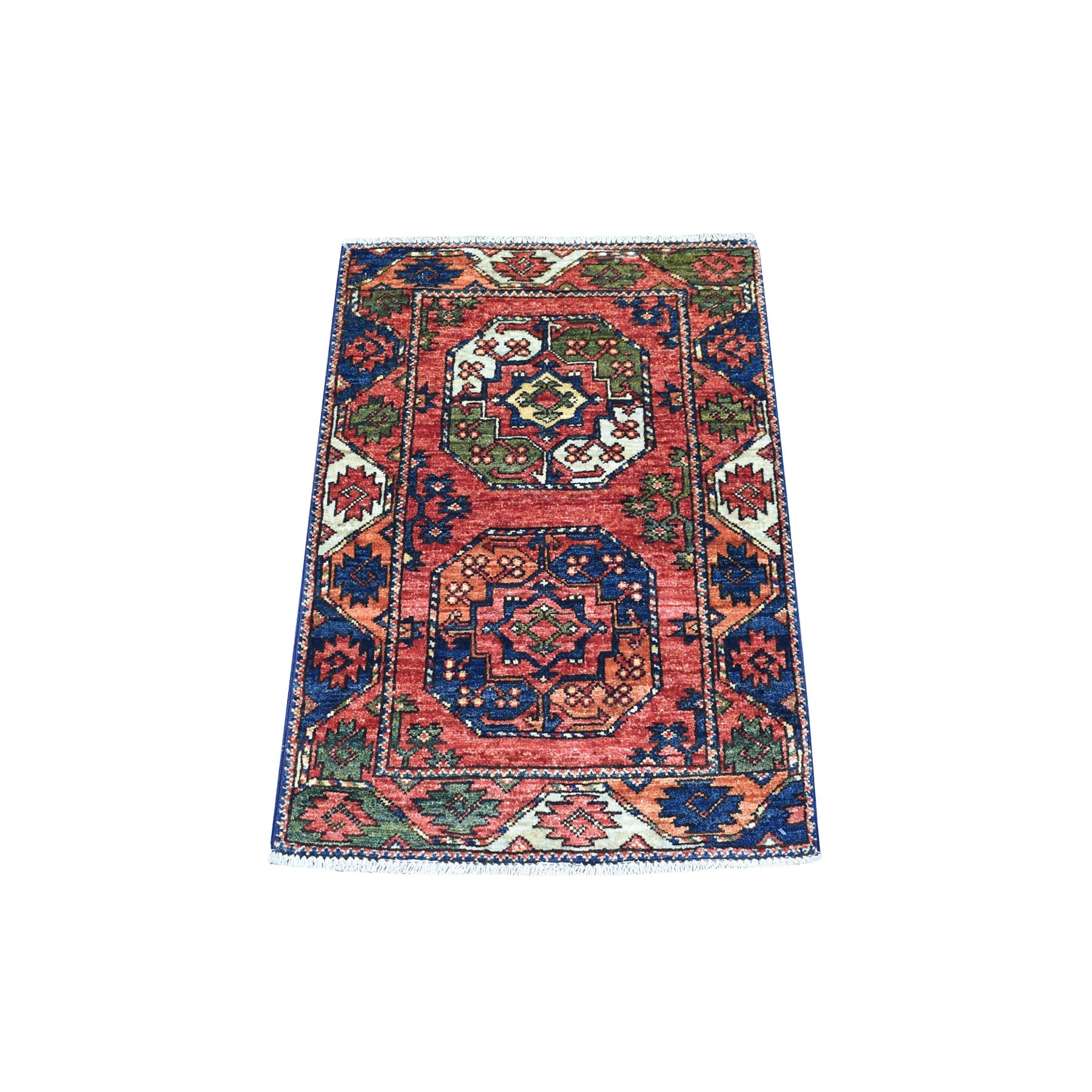 Hand Knotted Tribal Area Rug > Design# CCSR56961 > Size: 2'-0" x 3'-0"