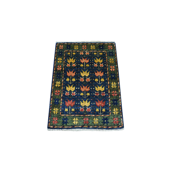 Hand Knotted Tribal Area Rug > Design# CCSR56971 > Size: 2'-0" x 2'-10"
