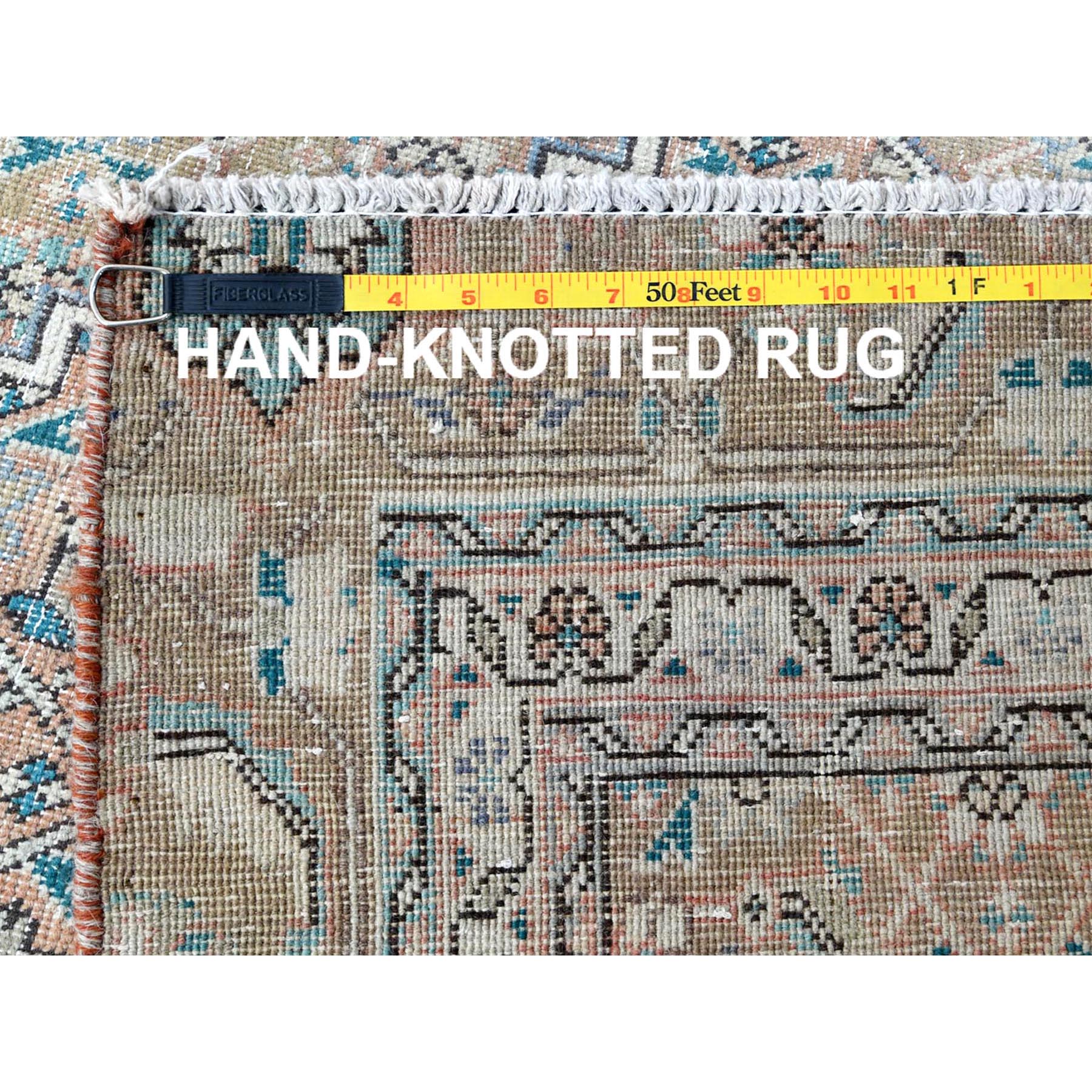 Hand Knotted White Washed Area Rug > Design# CCSR57739 > Size: 5'-3" x 8'-0"