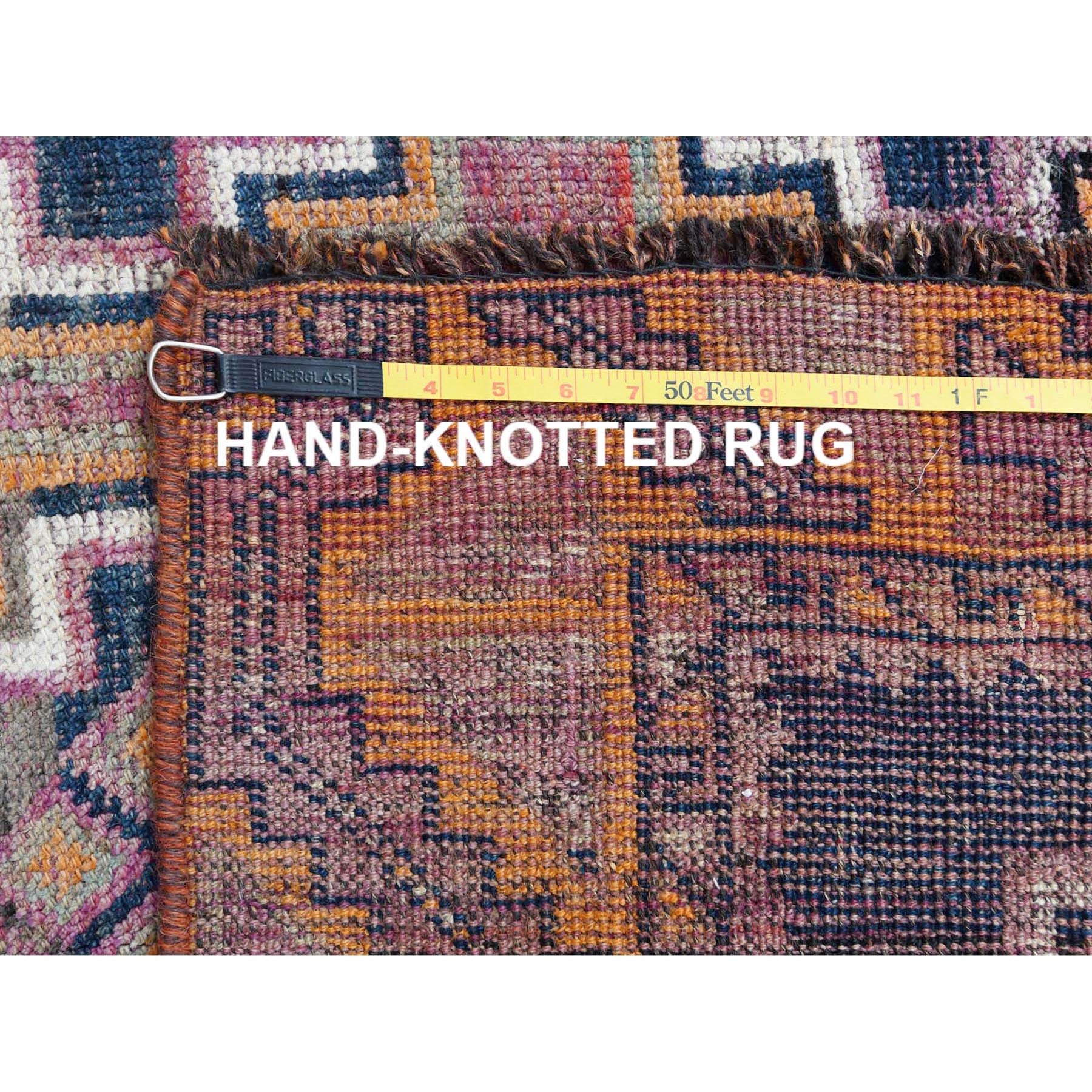 Hand Knotted Vintage Runner > Design# CCSR57887 > Size: 4'-0" x 9'-3"