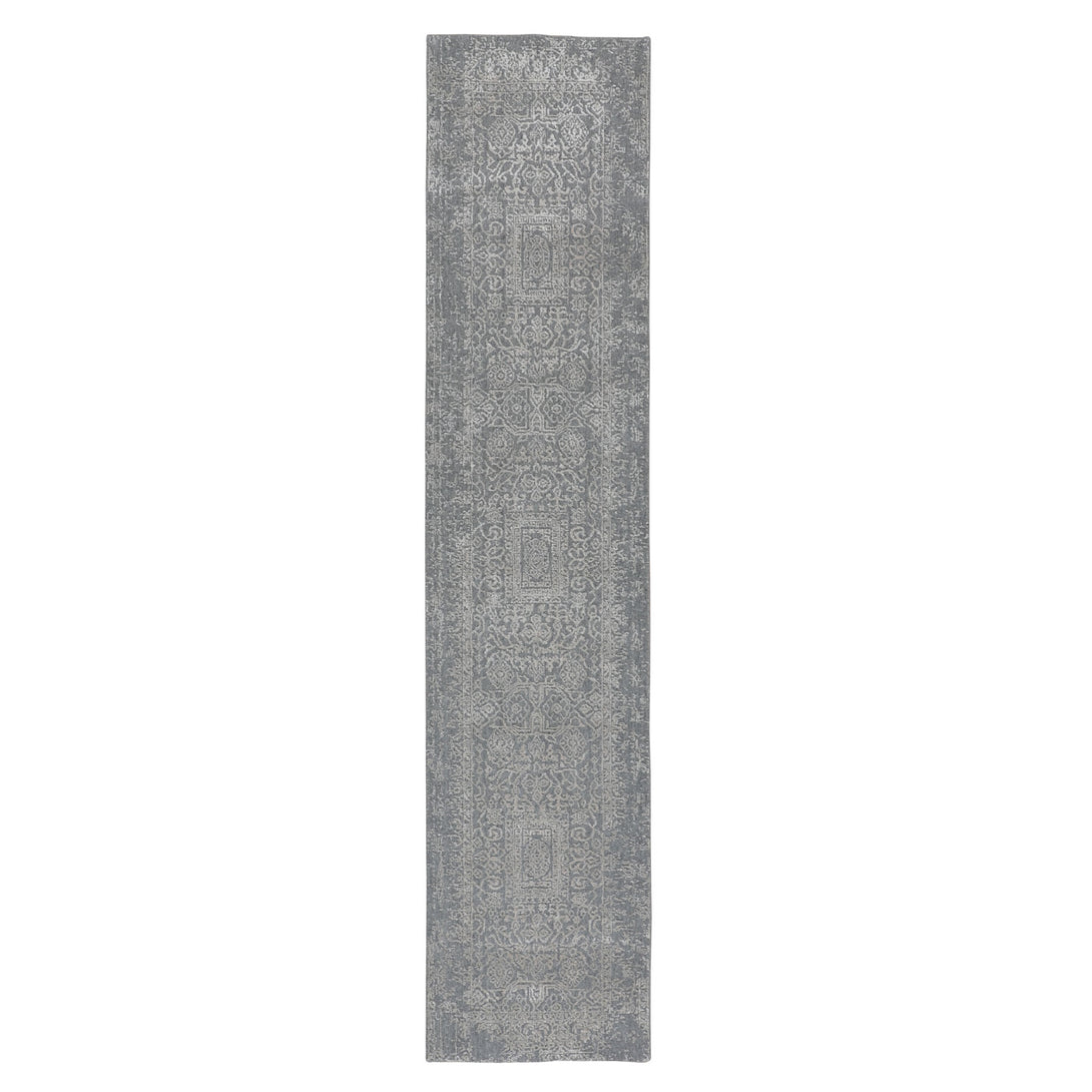 Hand Loomed Modern and Contemporary Runner > Design# CCSR58003 > Size: 2'-5" x 12'-1"