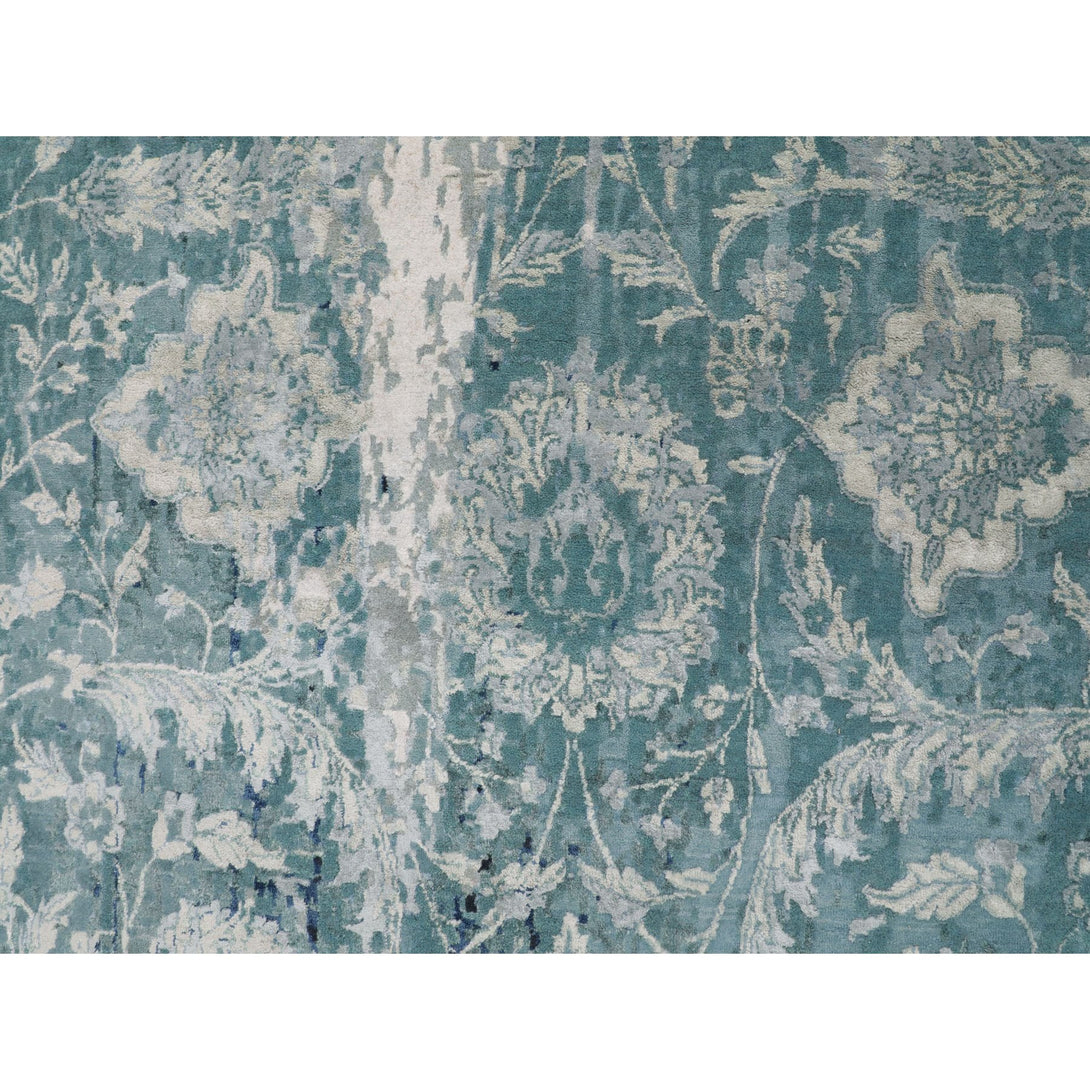 Hand Knotted Transitional Area Rug > Design# CCSR58017 > Size: 10'-0" x 14'-1"