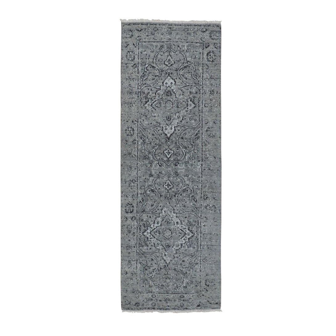 Hand Knotted Transitional Runner > Design# CCSR58022 > Size: 2'-10" x 8'-0"