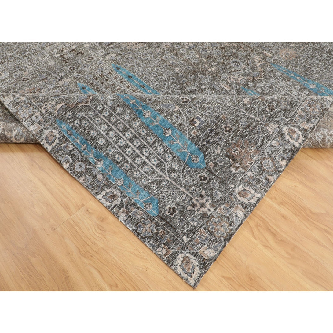 Hand Knotted Transitional Area Rug > Design# CCSR58160 > Size: 10'-0" x 10'-0"