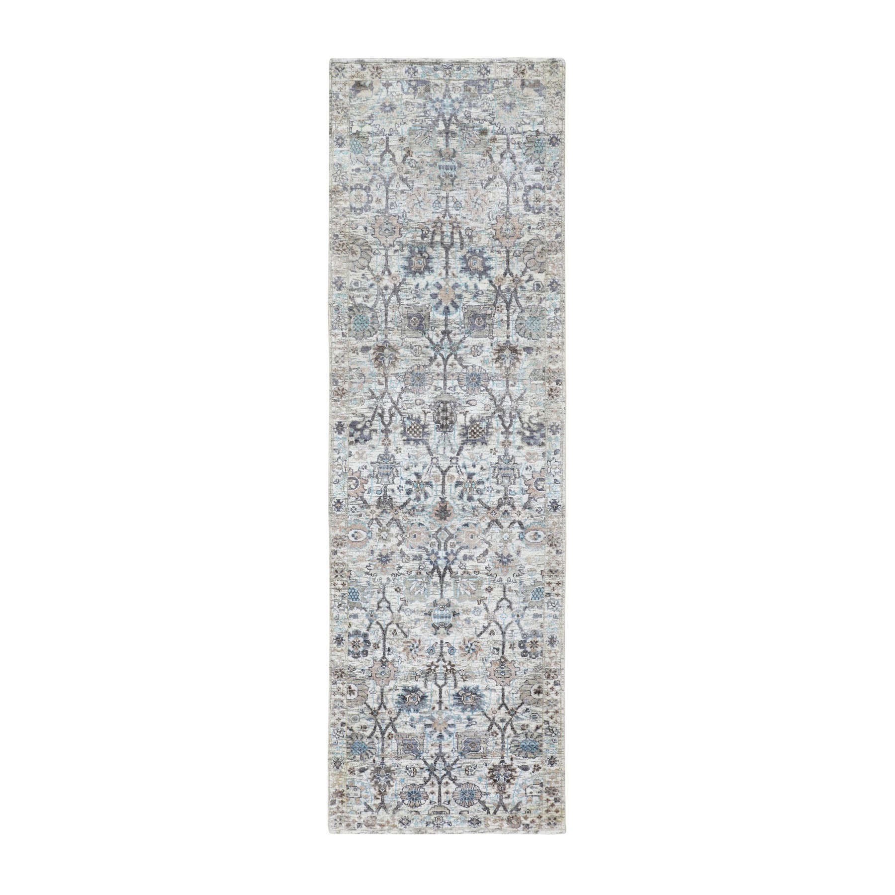 Hand Knotted Transitional Runner > Design# CCSR58200 > Size: 2'-5" x 8'-0"