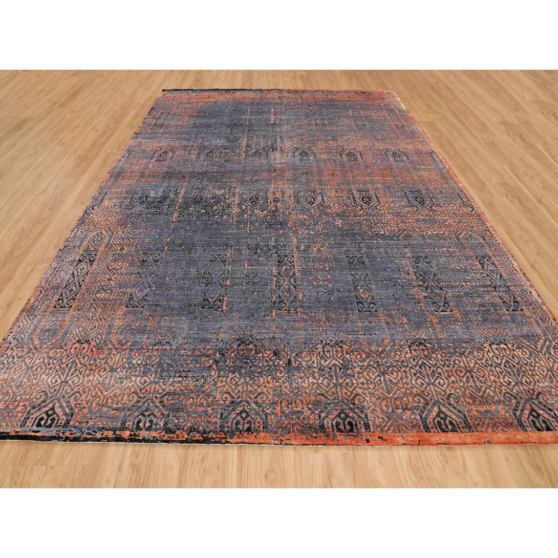 Hand Knotted Modern and Contemporary Area Rug > Design# CCSR58210 > Size: 8'-6" x 12'-1"