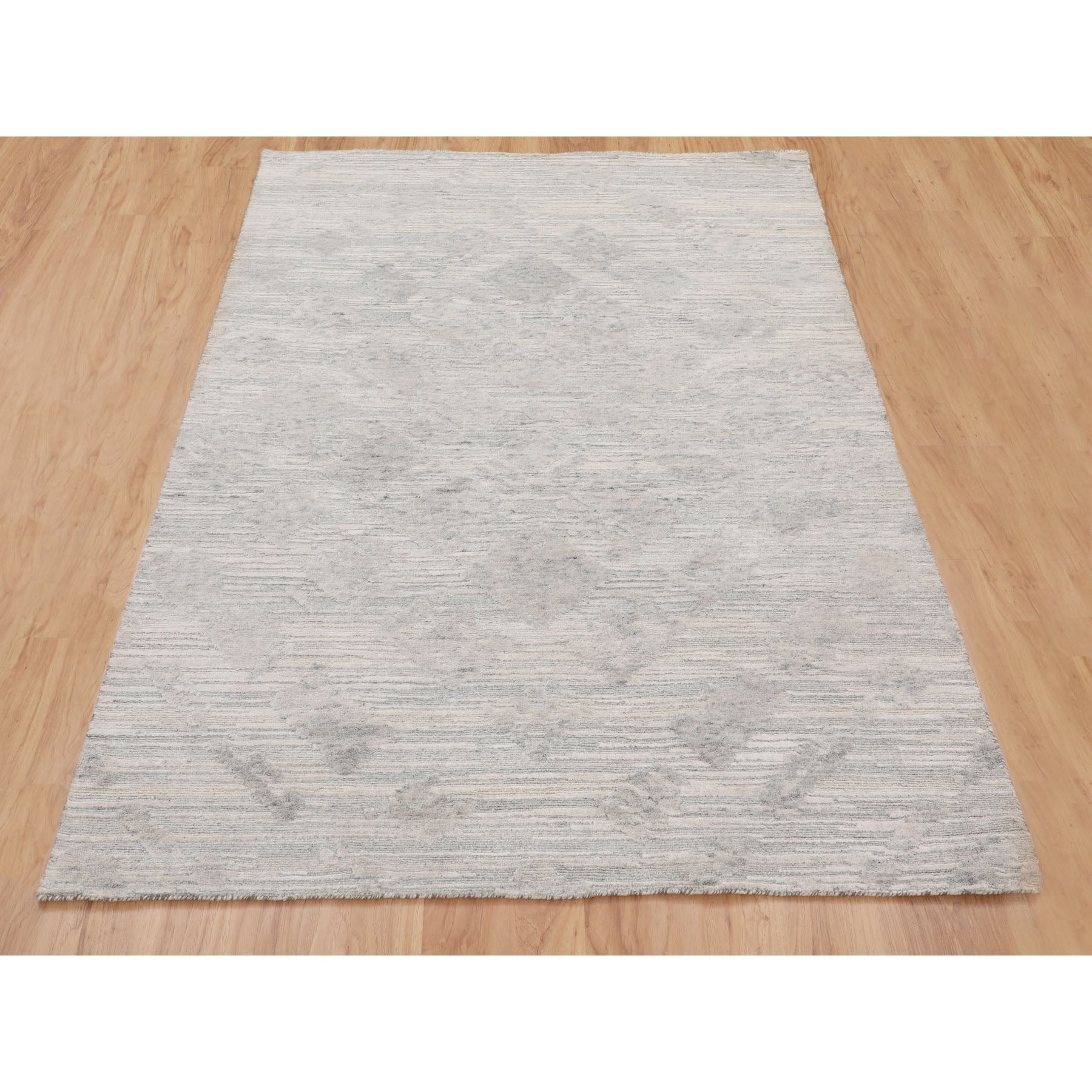 Hand Knotted Modern and Contemporary Area Rug > Design# CCSR58248 > Size: 4'-0" x 6'-2"