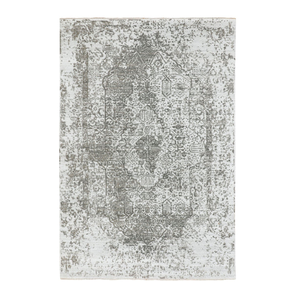 Hand Knotted Transitional Area Rug > Design# CCSR58339 > Size: 6'-0" x 9'-0"