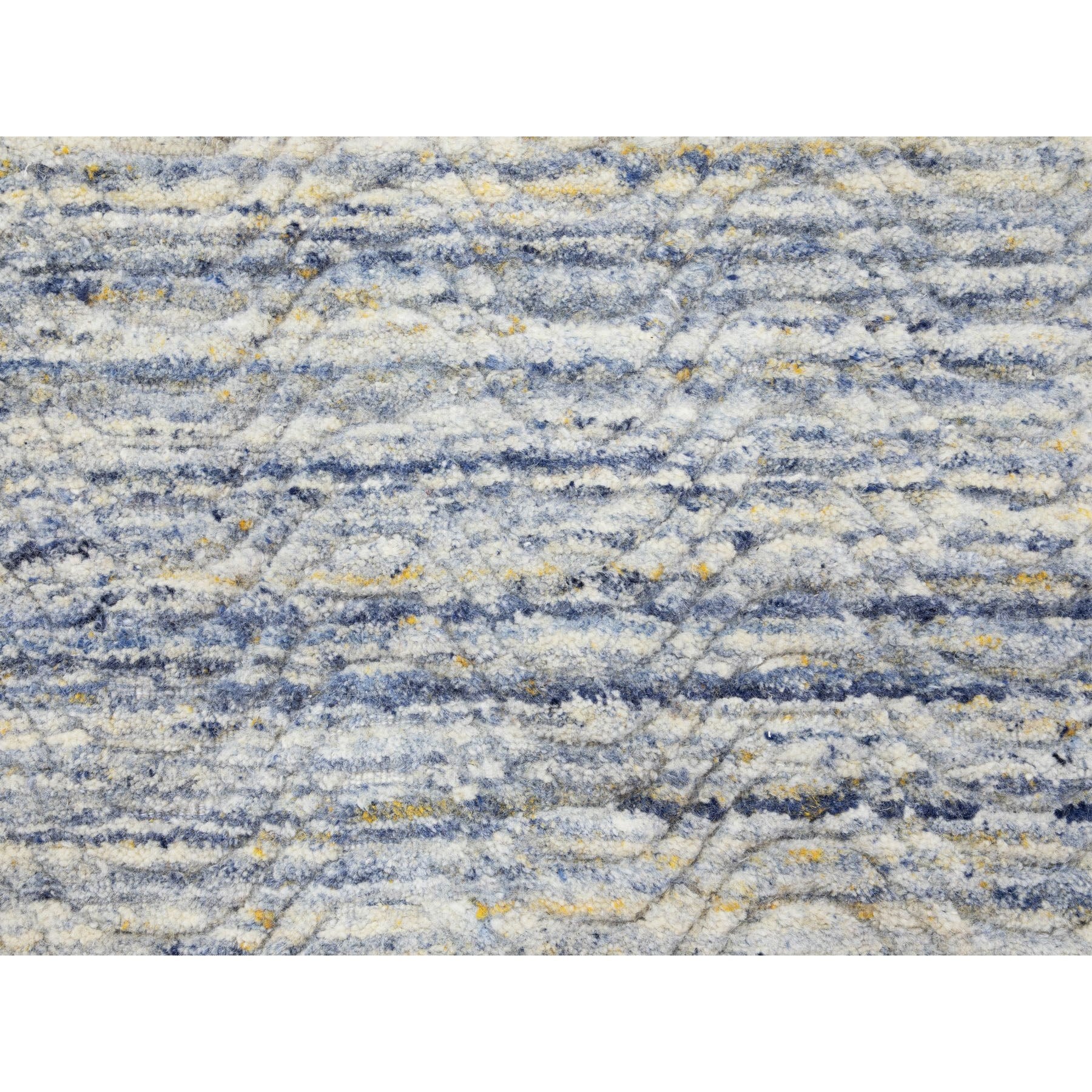 Hand Loomed Modern and Contemporary Runner > Design# CCSR58398 > Size: 2'-6" x 8'-0"
