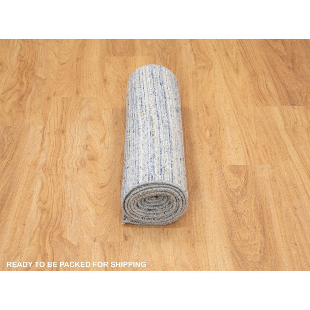 Hand Loomed Modern and Contemporary Runner > Design# CCSR58403 > Size: 2'-6" x 11'-9"