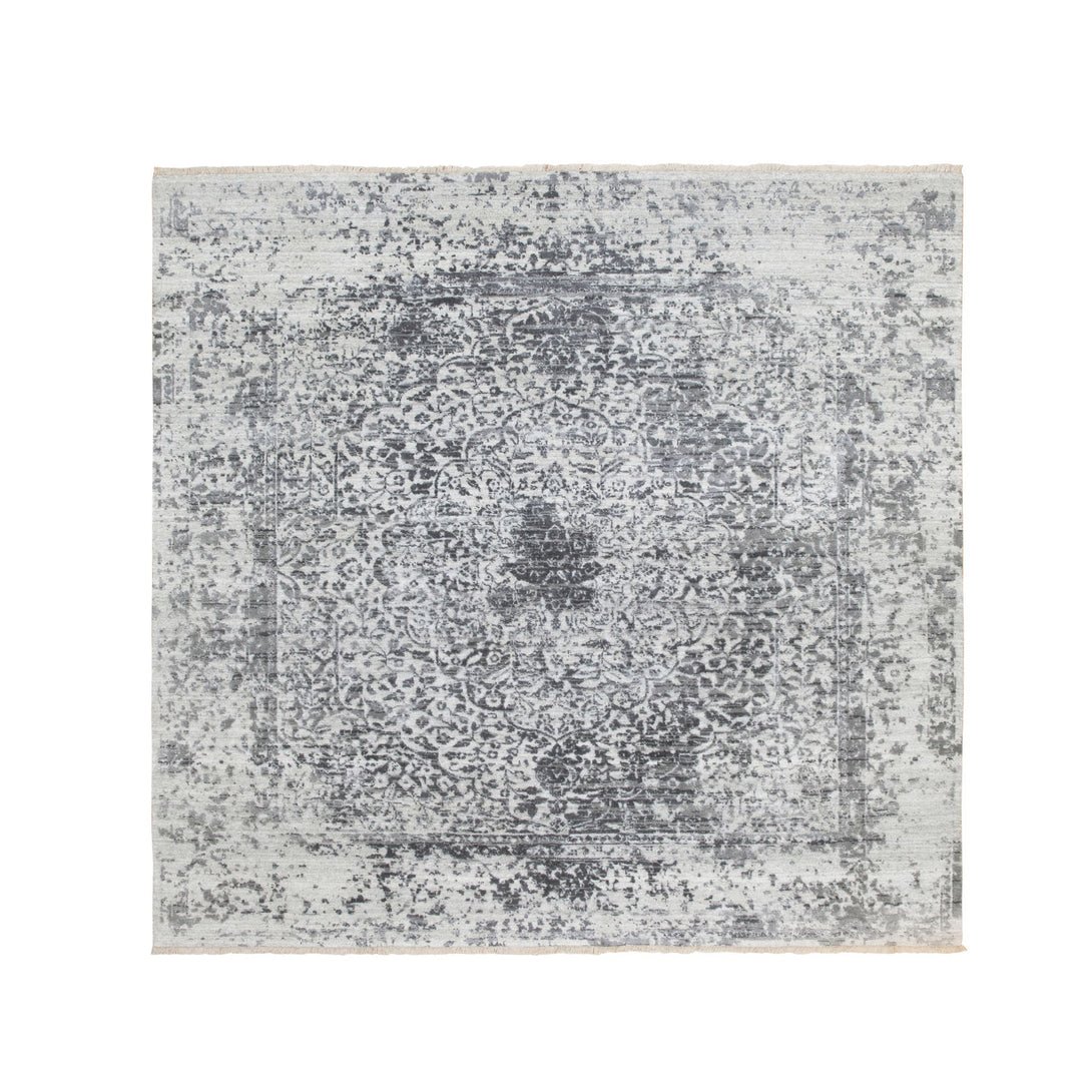 Hand Knotted Transitional Area Rug > Design# CCSR58407 > Size: 6'-2" x 6'-2"