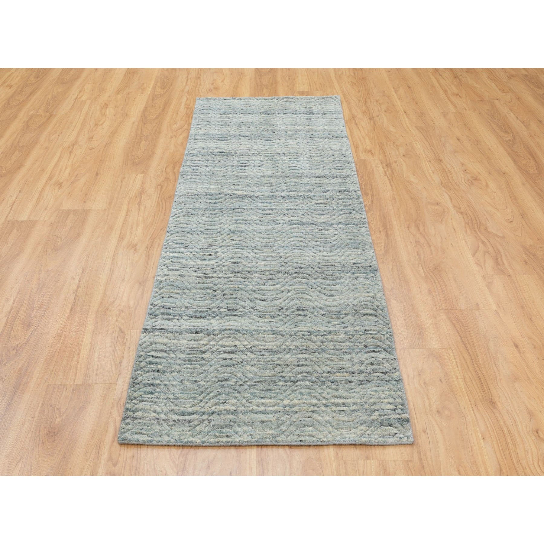 Hand Loomed Modern and Contemporary Runner > Design# CCSR58422 > Size: 2'-6" x 7'-10"
