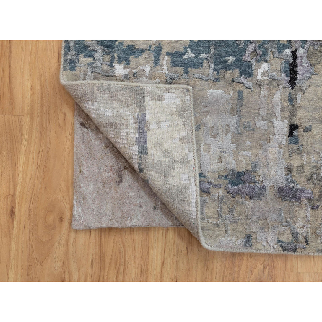 Hand Knotted Modern and Contemporary Area Rug > Design# CCSR58484 > Size: 4'-0" x 6'-0"