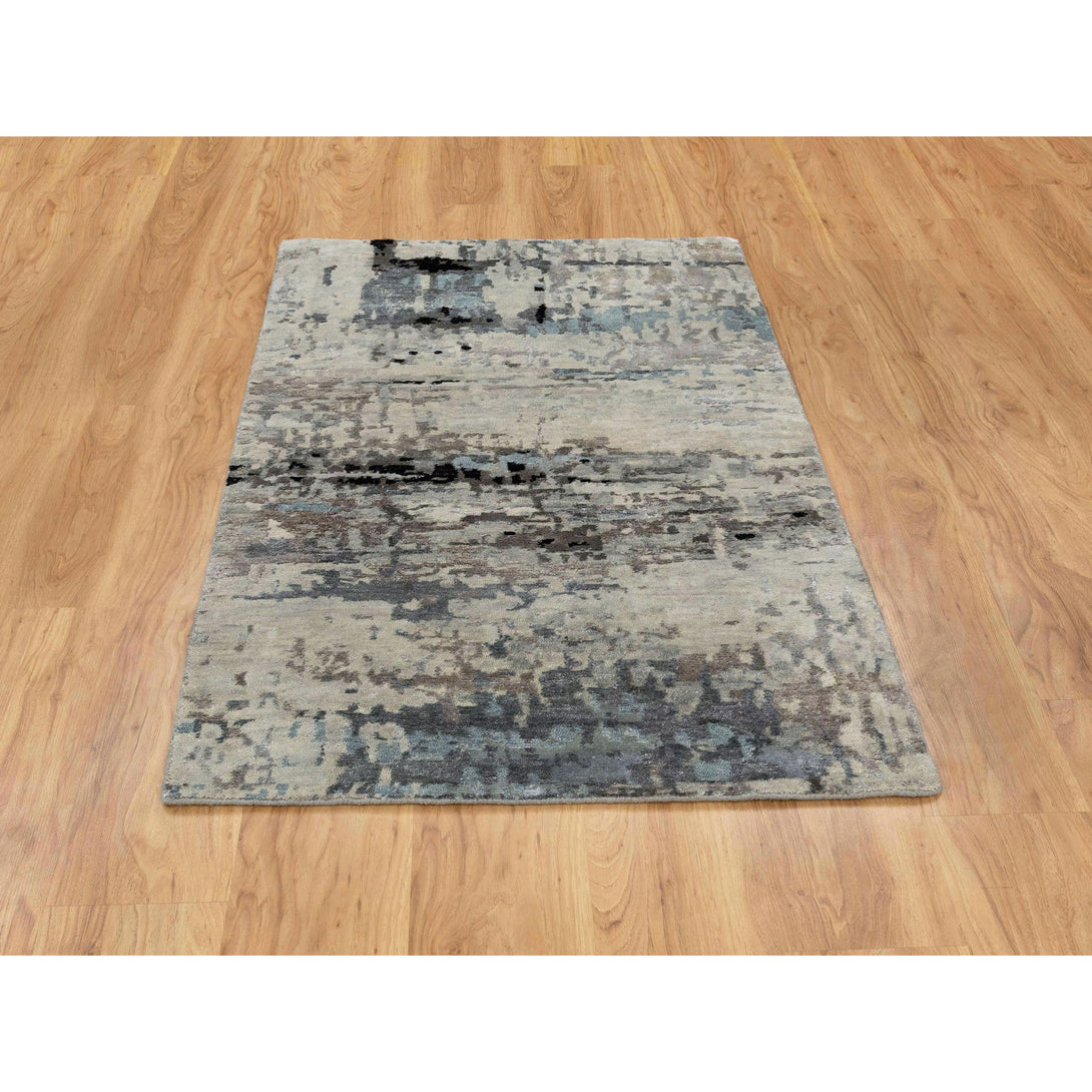 Hand Knotted Modern and Contemporary Area Rug > Design# CCSR58485 > Size: 3'-0" x 4'-10"