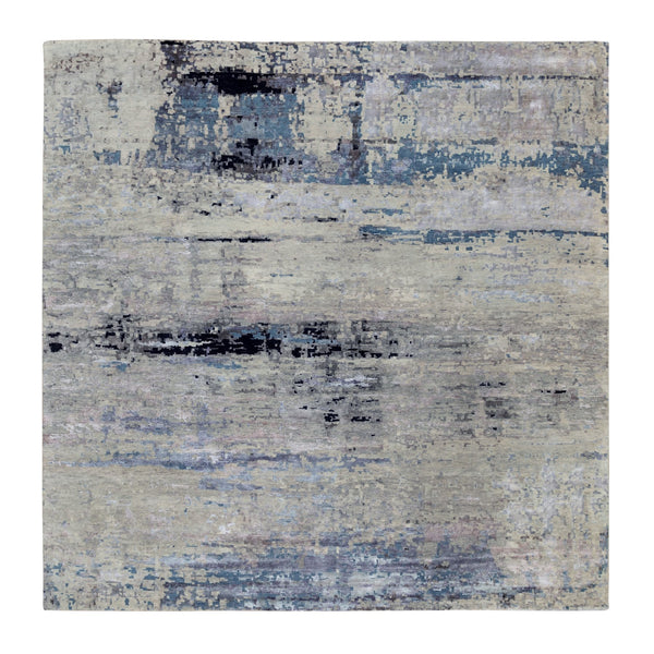 Hand Knotted Modern and Contemporary Area Rug > Design# CCSR58501 > Size: 9'-10" x 9'-11"