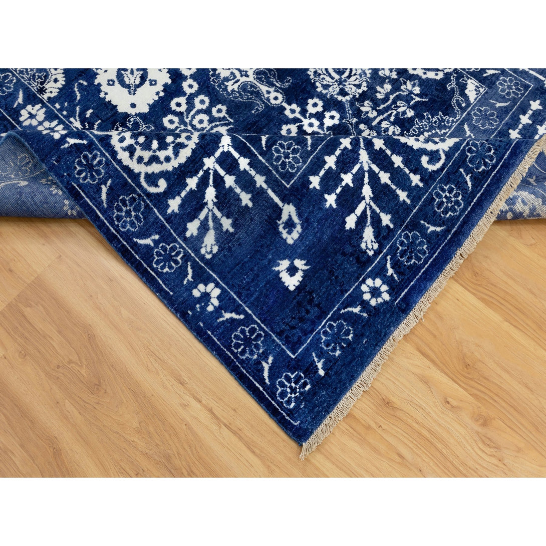 Hand Knotted Transitional Area Rug > Design# CCSR58535 > Size: 6'-2" x 9'-0"