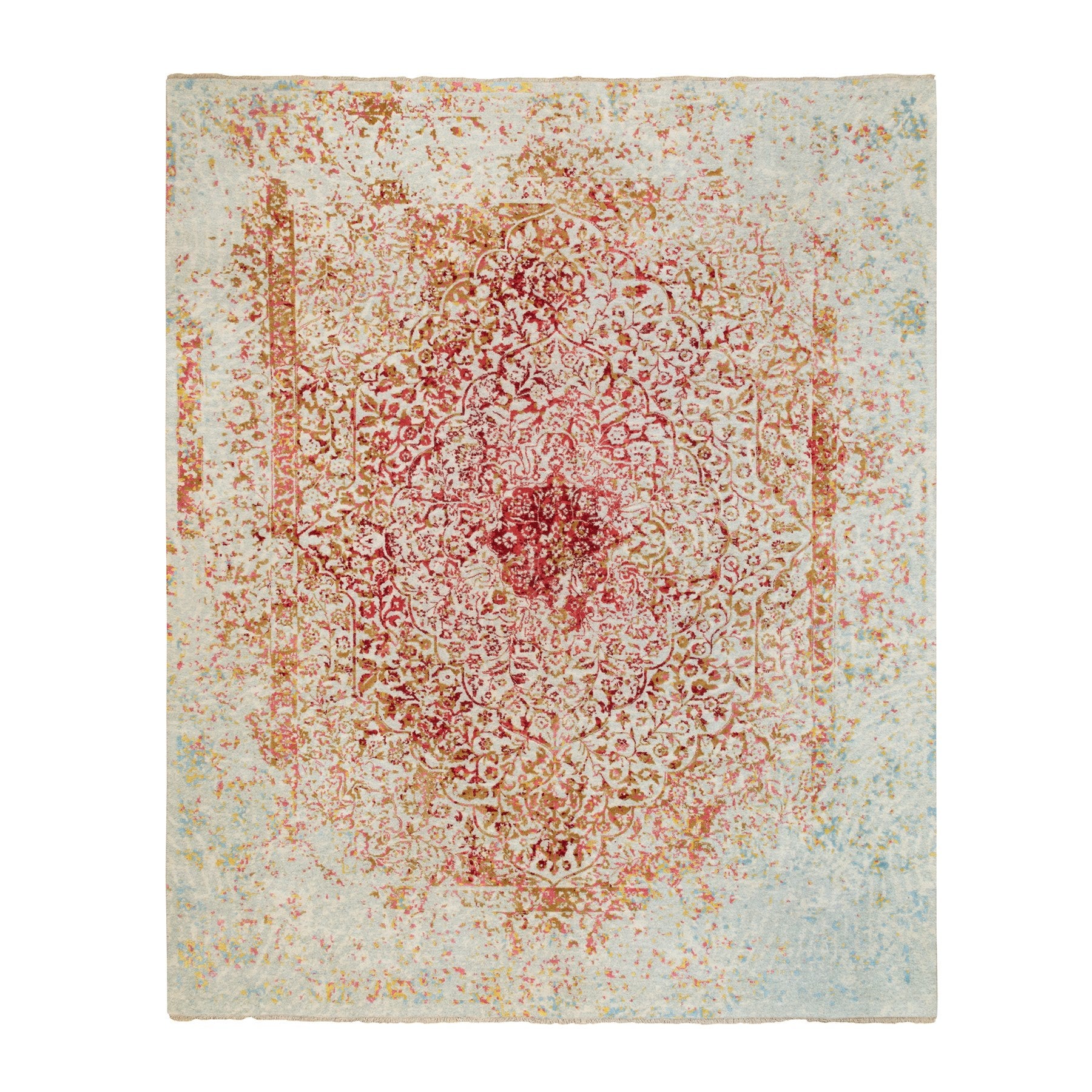 Hand Knotted Modern and Contemporary Area Rug > Design# CCSR58548 > Size: 8'-1" x 10'-0"