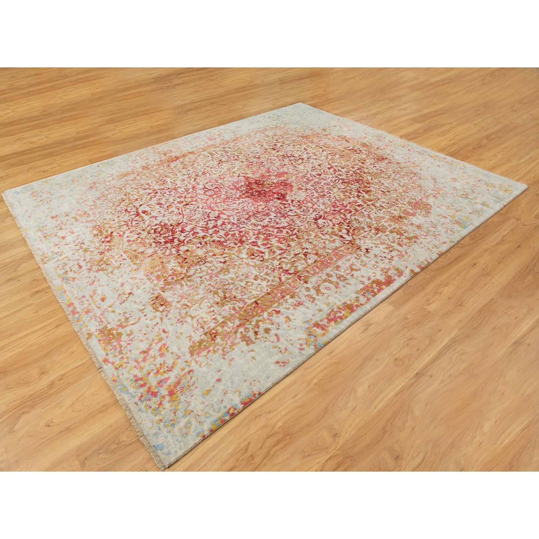 Hand Knotted Modern and Contemporary Area Rug > Design# CCSR58548 > Size: 8'-1" x 10'-0"
