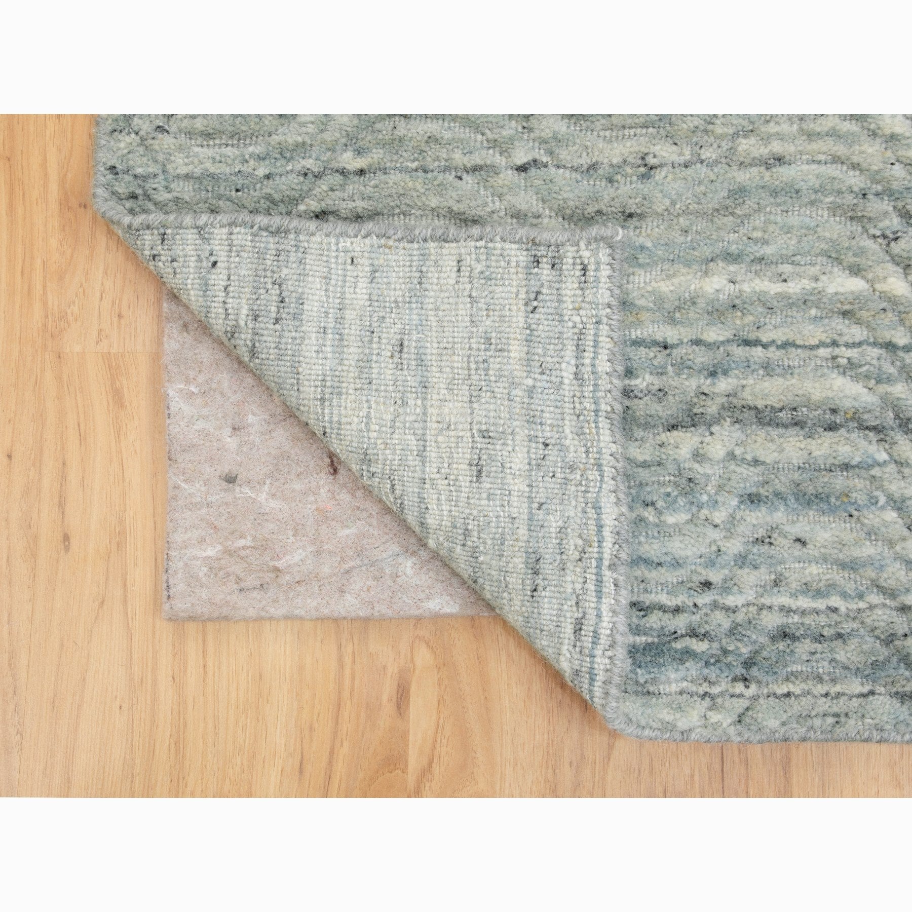 Hand Loomed Modern and Contemporary Runner > Design# CCSR58571 > Size: 2'-6" x 11'-10"