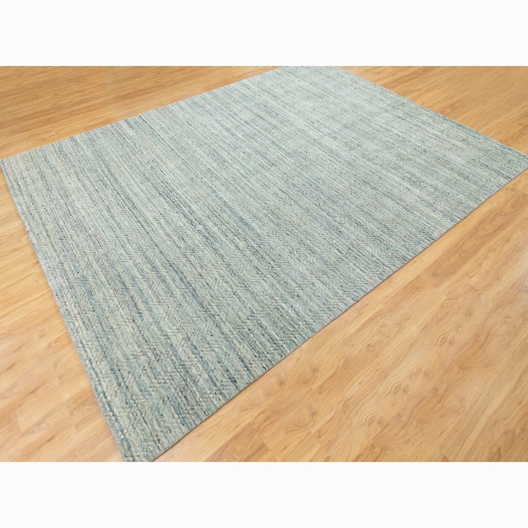 Hand Loomed Modern and Contemporary Area Rug > Design# CCSR58574 > Size: 9'-0" x 11'-9"