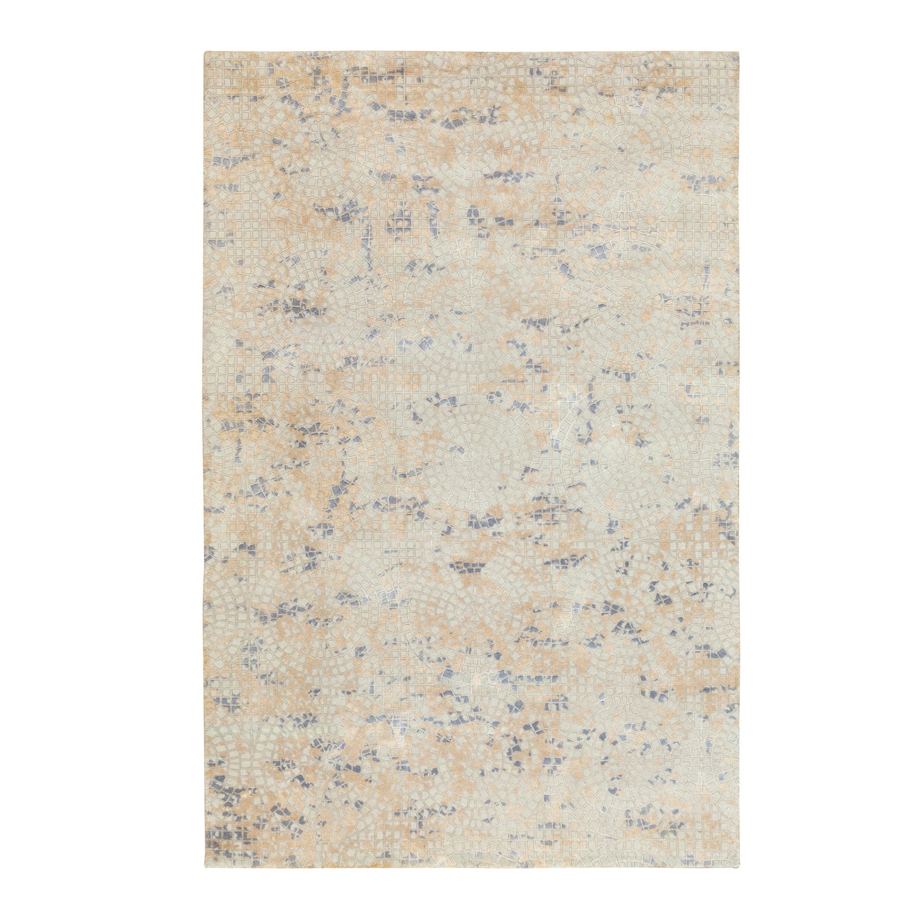 Hand Knotted Modern and Contemporary Area Rug > Design# CCSR58645 > Size: 5'-10" x 9'-0"