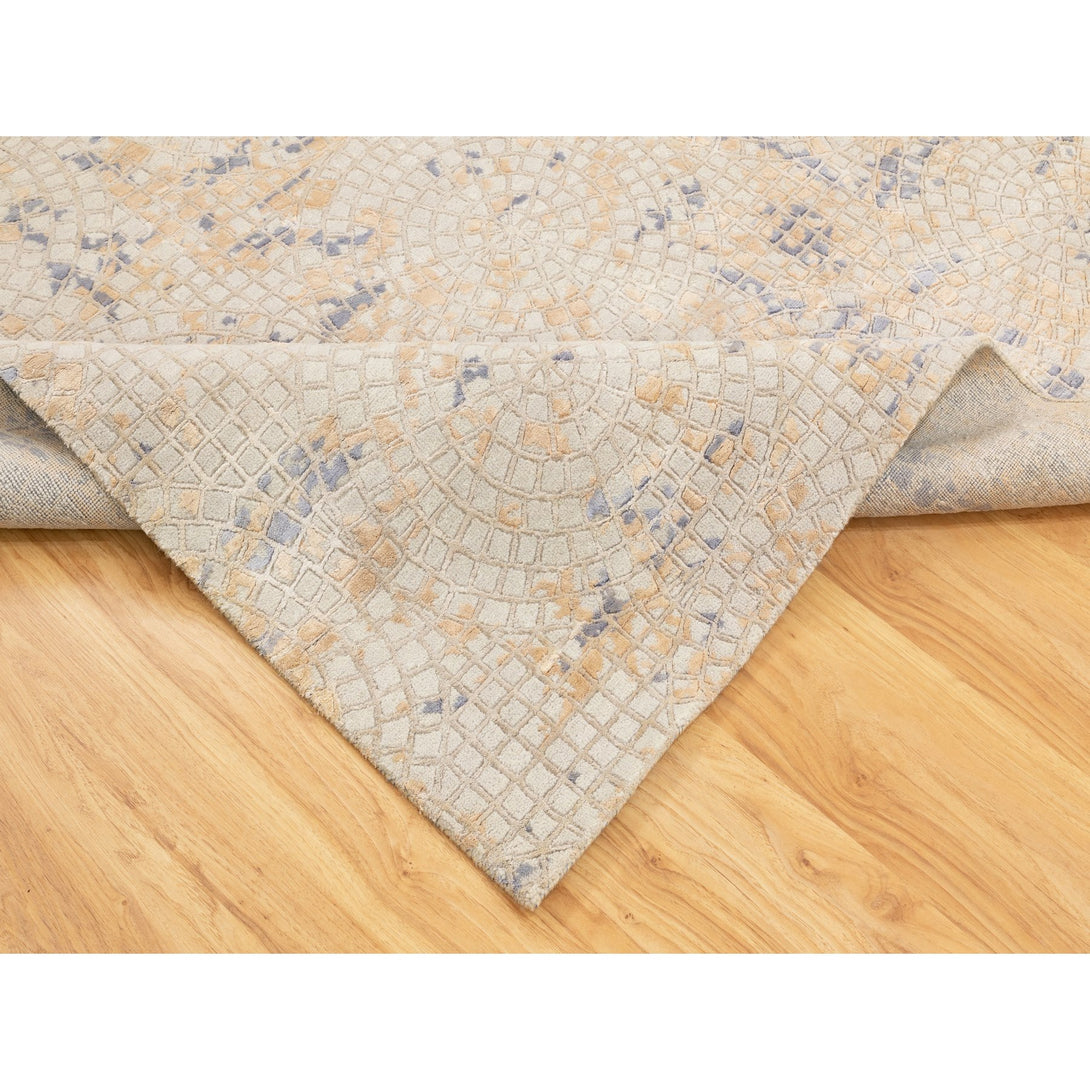 Hand Knotted Modern and Contemporary Area Rug > Design# CCSR58645 > Size: 5'-10" x 9'-0"