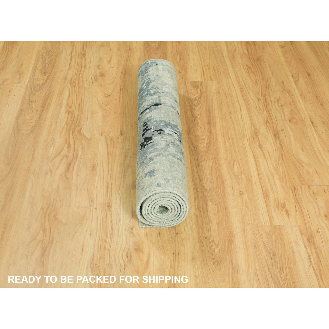 Hand Knotted Modern and Contemporary Runner > Design# CCSR58876 > Size: 2'-8" x 7'-10"
