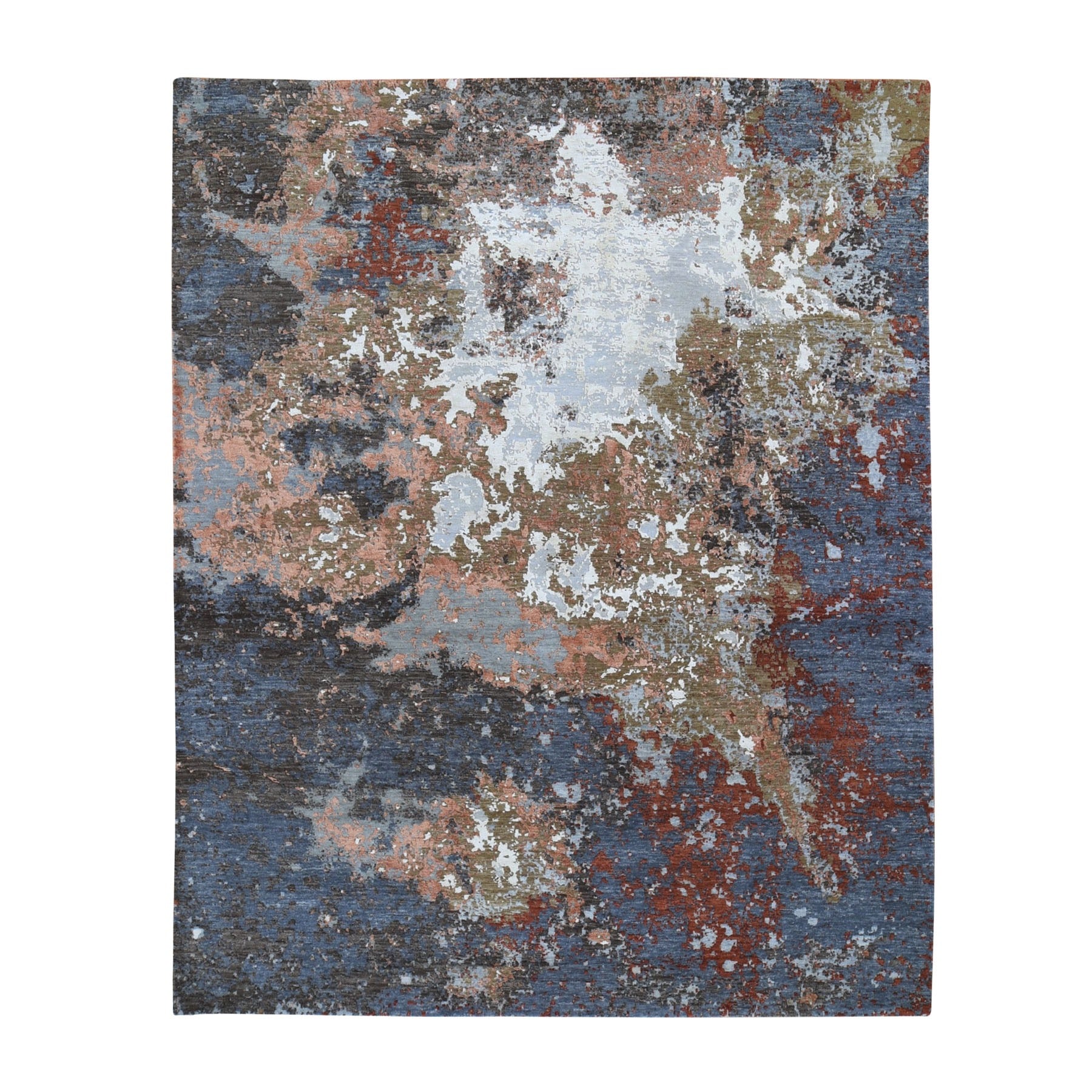 Hand Knotted Modern and Contemporary Area Rug > Design# CCSR59046 > Size: 8'-0" x 10'-0"