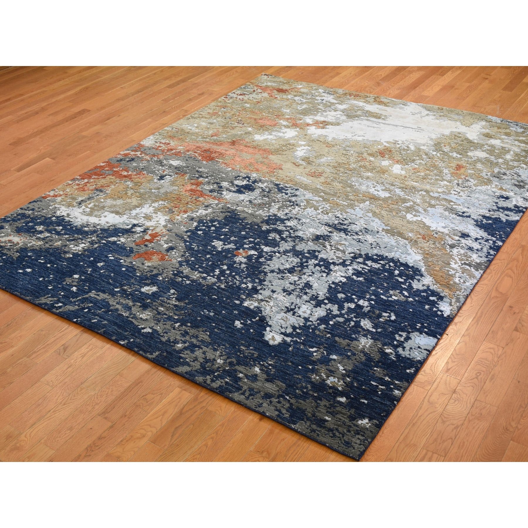 Hand Knotted Modern and Contemporary Area Rug > Design# CCSR59064 > Size: 8'-1" x 10'-2"