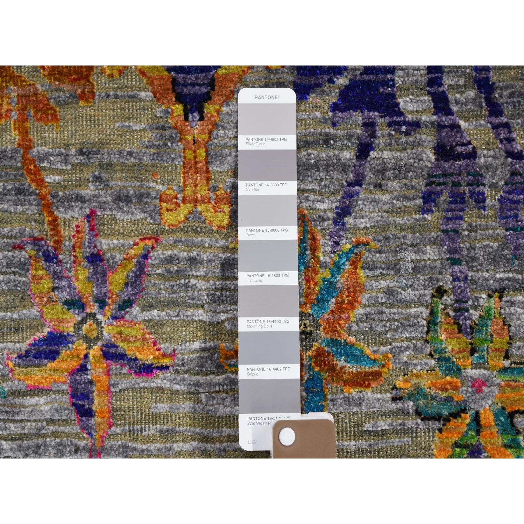 Hand Knotted Transitional Area Rug > Design# CCSR59138 > Size: 8'-10" x 12'-2"